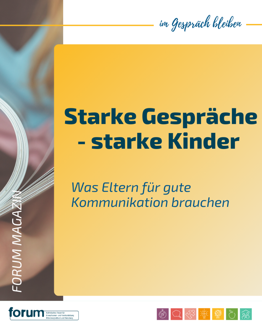 Forum Magazin: „Starke Gespräche – starke Kinder“